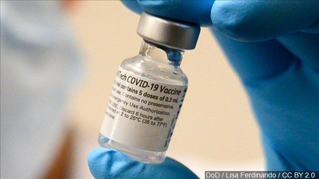 Pfizer vaccine vial